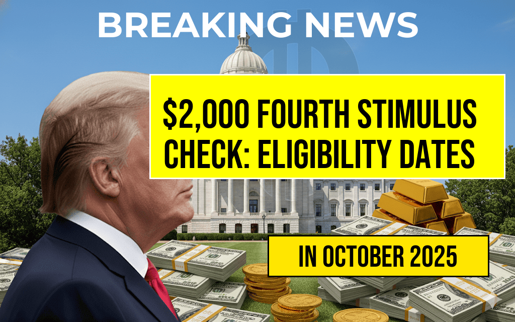 $2,000 Fourth Stimulus Check: Find Out Eligibility Criteria and Deposit Dates