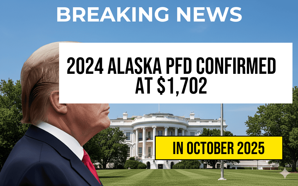 Alaska PFD for 2024 Confirmed at $1,702, While 2025 Will Be $1,000—Find Out When Payments Are Scheduled.