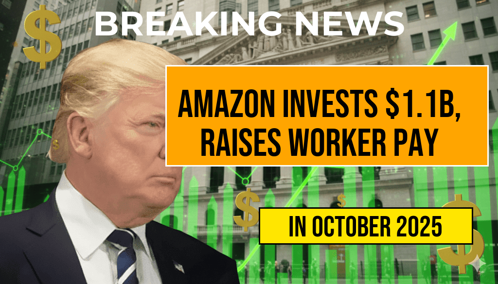Amazon Invests $1.1 Billion, Boosting Fulfillment Workers’ Average Pay to Over $23 an Hour.
