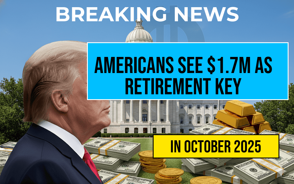 Americans Consider $1.7 Million the Key to a Comfortable Retirement.