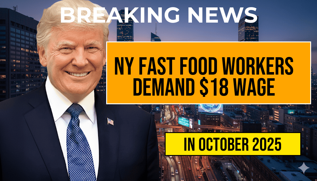 Fast Food Workers in New York Advocate for $18 per Hour Wage Amid New Law