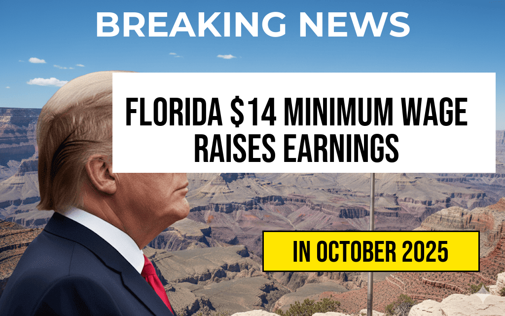 Florida’s New $14/Hour Minimum Wage Boosts Full-Time Workers’ Annual Earnings by $2,080