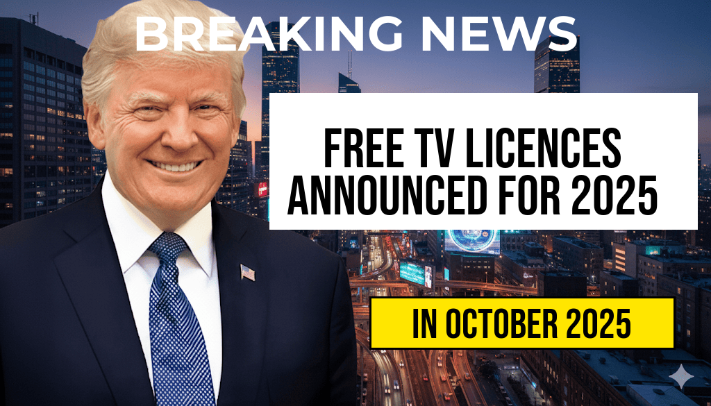 Government Announces Free TV Licences for 2025 – Find Out Who Is Eligible Today