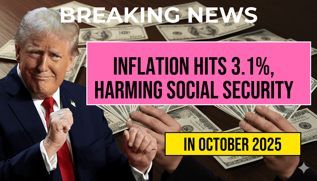 Inflation Rises to 3.1% in Core CPI, Undermining $49 Social Security Increase for Consumers.