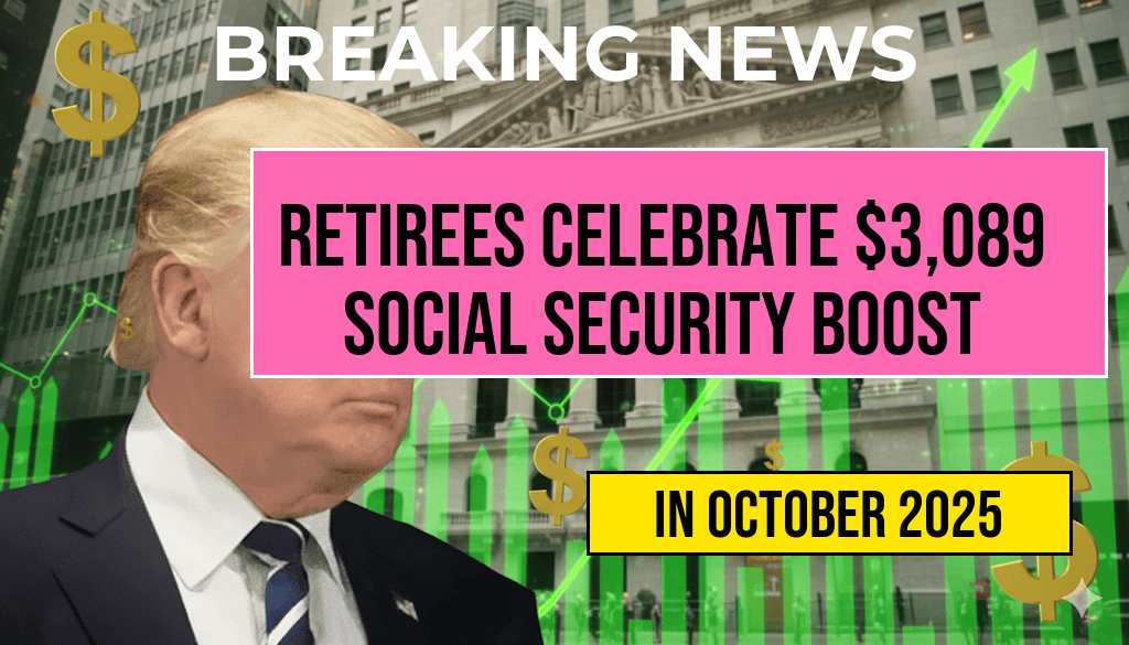 Married Retirees Celebrate as Social Security Benefits for Couples Surge to $3,089 a Month