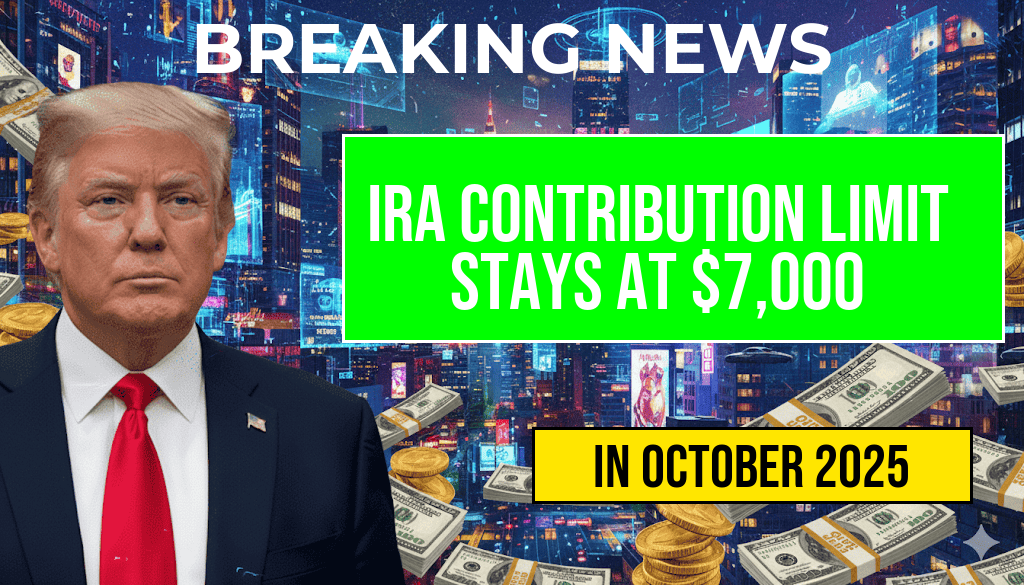 Maximum Contribution to Traditional or Roth IRA Remains Steady at $7,000.
