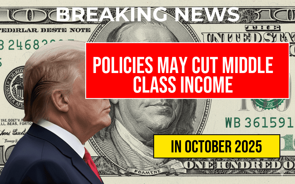 Middle Class Struggles: Upcoming Policies Could Reduce Average Income by $1,300 by 2027.
