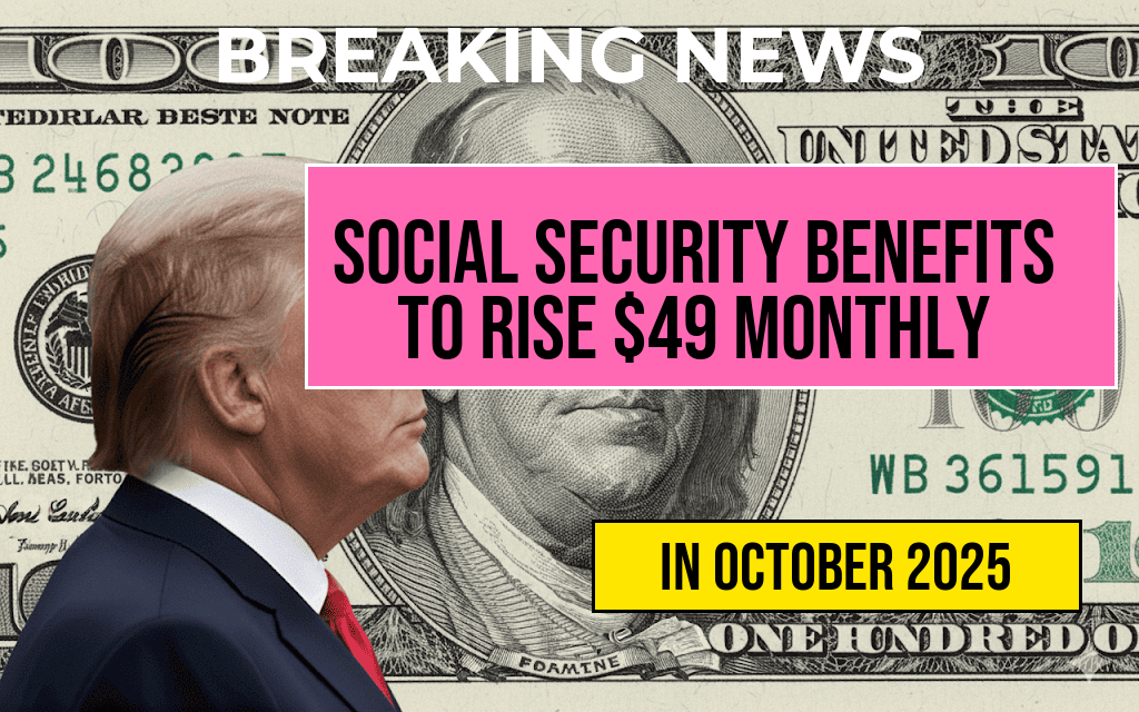 Social Security Benefits Set to Rise by at Least $49 Monthly in 2025
