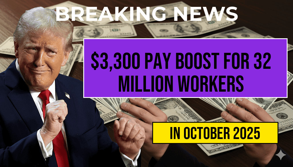Study Estimates $3,300 Annual Pay Increase for 32 Million Workers with $15 Federal Minimum Wage.