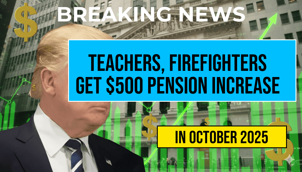 Teachers and Firefighters to Benefit from Up to $500 Increase in Monthly Pension Checks Following WEP/GPO Repeal.