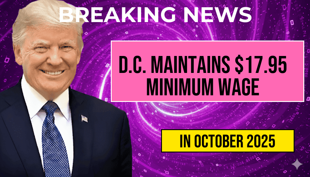Washington D.C. Retains Crown with $17.95 Per Hour Minimum Wage in Top Pay Tier.